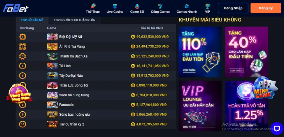 Casino Trực Tuyến Bom88 Win