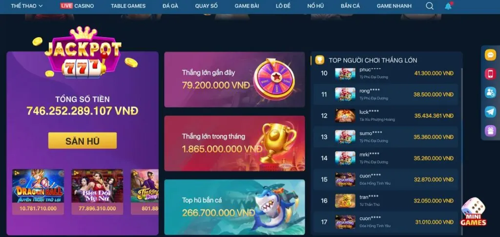 Hình ảnh minh họa sự đa dạng trò chơi tại bom88 win